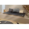 Zanzibar Velvet Mattress slate grey Nobodinoz Petit-Toi