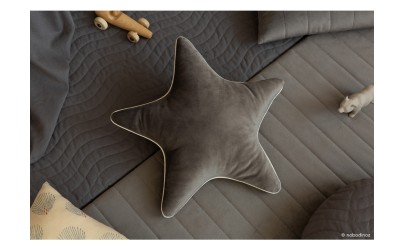 aristote-star-velvet-cushion-slate-grey-nobodinoz-petit-toi-lausanne