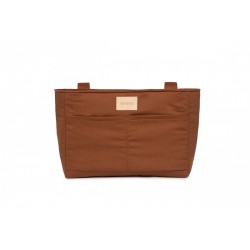 waterproof-stroller-organizer-baby-clay-brown-nobodinoz-petit-toi-lausanne
