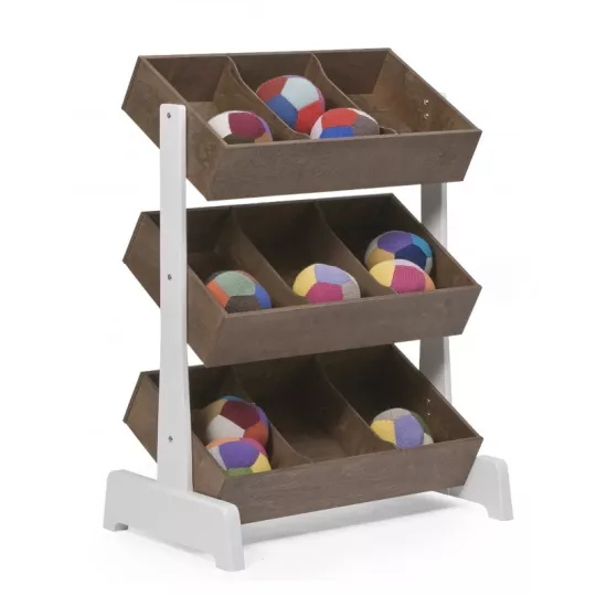 Bibliotèque « Toy Store » – Noyer