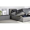 Lit adolescent 2 places WIND avec sommier relevable