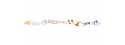 Wall Sticker Frieze flowers LIV - Mimi Lou - Petit Toi