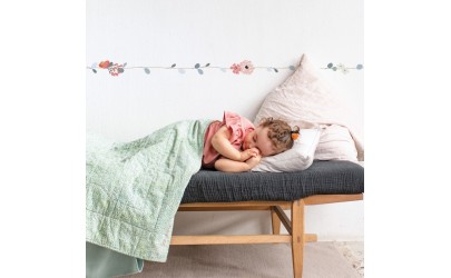 Sticker Mural Frise fleurs NILS-  Mimi'lou - Petit Toi