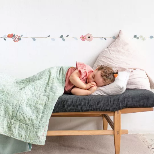 Wall Sticker Frieze flowers NILS - Mimi Lou - Petit Toi