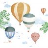 Sticker géant – Montgolfières Aquarela  -  Mimi'lou - Petit Toi