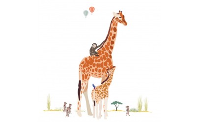Sticker géant – Safari -  Mimi'lou - Petit Toi