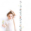 Sticker Mural Height chart Nils Flowers - Mimi'lou - Petit Toi