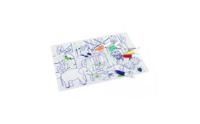 Coloring placemat set JUNGLE - Petit Toi - Lausanne