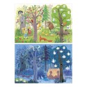Puzzle - Night & day in the forest – Londji – Petit Toi Lausanne