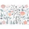 Planche de stickers muraux - Grandes Fleurs jardin