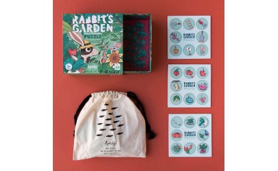 Puzzle Rabbit Garden - Londji - Petit Toi Lausanne