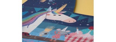 5 progressive puzzles - Unicorn - Londji - Petit Toi Lausanne