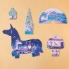 5 puzzles progressifs - Anniversaire Licorne - Londji - Petit Toi