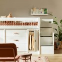 Lit enfant semi-haut - tout en une