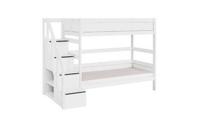 Bunk bed with stairs -...