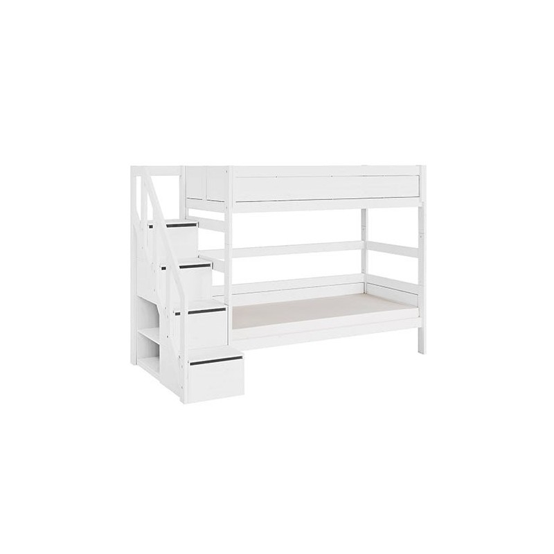 Lit-superposé-avec-escalier-Simple-Lifetime-Lausanne-Mobilier-enfant