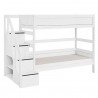 bunk bed wood for kids - Single or double - Lifetime - Petit Toi Lausanne