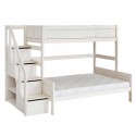 bunk bed wood for kids - Single or double - Lifetime - Petit Toi Lausanne