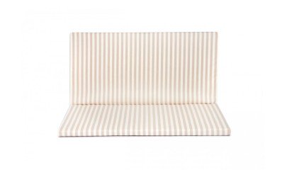 Bebop foldable floor mat taupe stripes natural Nobodinoz Petit-Toi