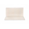 Bebop foldable floor mat taupe stripes natural Nobodinoz Petit-Toi