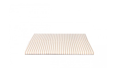 Bebop foldable floor mat taupe stripes natural Nobodinoz Petit-Toi