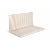 Bebop foldable floor mat taupe stripes natural Nobodinoz Petit-Toi