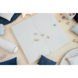 matelas-sol-pliable-bebop-rayé-bleu-naturel-nobodinoz-petit-toi-lausanne