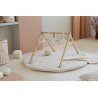 tapis-jeux-rond-fluffy-rayé-taupe-naturel-nobodinoz-petit-toi-lausanne