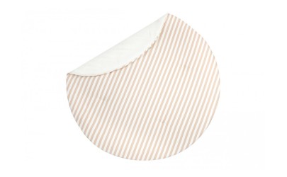 tapis-jeux-rond-fluffy-rayé-taupe-naturel-nobodinoz-petit-toi-lausanne