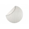 round playmat fluffly blue stripes natural Nobodinoz Petit-Toi