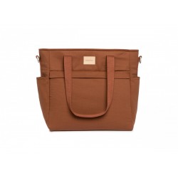 waterproof-changing-bag-baby-clay-brown-nobodinoz-petit-toi-lausanne