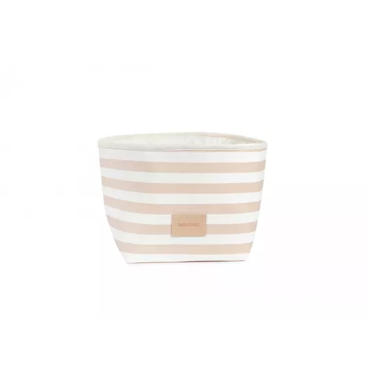 panier-jouets-little-django-rayé-taupe-naturel-nobodinoz-petit-toi-lausanne