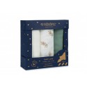 Box 3 Baby Love swaddles - Flore - Petit Toi Lausanne