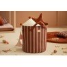 Majestic Toybag - Marsala Taupe Stripes - Petit Toi Lausanne