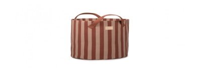 Majestic Toybag - Marsala Taupe Stripes - Petit Toi Lausanne