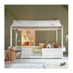 Bed for kids 4 in 1 - Roof