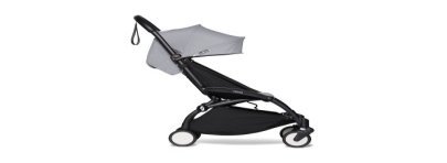 Stroller Babyzen YOYO2 6+ - Stone, black frame - Petit Toi Lausanne