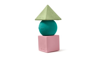Jouet de dentition-Geometric Figures-couleurs soft