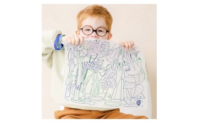 Coloring placemat set JUNGLE - Petit Toi - Lausanne