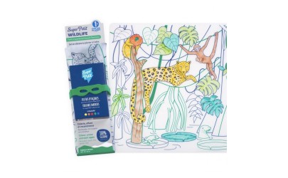 Coloring placemat set JUNGLE - Petit Toi - Lausanne