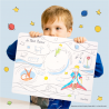 Coloring placemat set Little Prince - Petit Toi - Lausanne