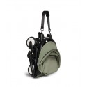 Poussette YOYO2 Babyzen Évolutive 0+ et 6+ – Stone, châssis noir - Petit Toi