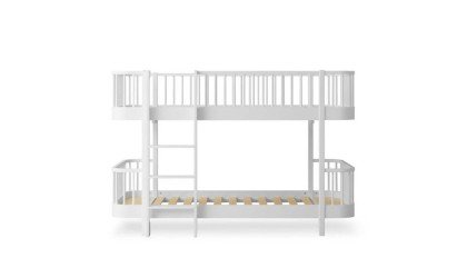 Low bunk bed - Wood original - white
