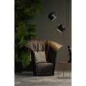 Armchair-ARTICHOKE-Novamobili- fabric or eco-leather.